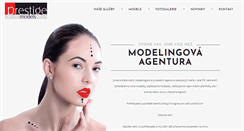 Desktop Screenshot of prestigemodels.cz