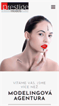 Mobile Screenshot of prestigemodels.cz